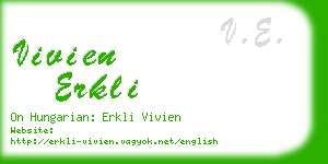 vivien erkli business card